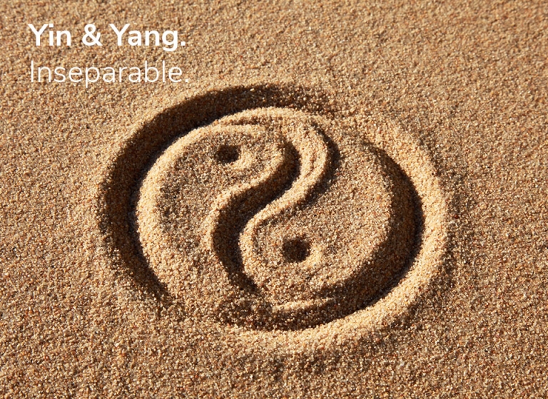 Ying & Yang. Inseparable.